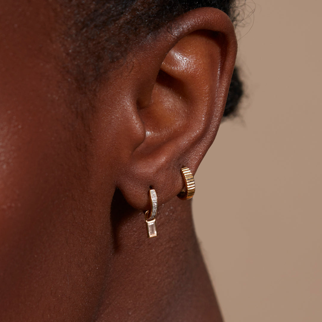 Disco Mini Huggie Earrings