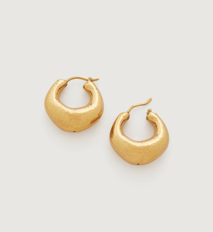 Deia Bold Medium Hoop Earrings