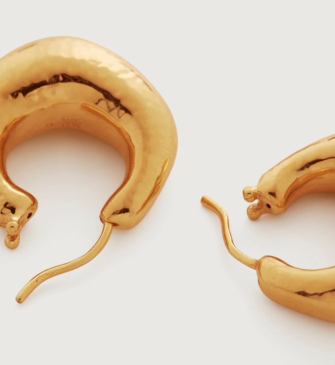Deia Bold Medium Hoop Earrings
