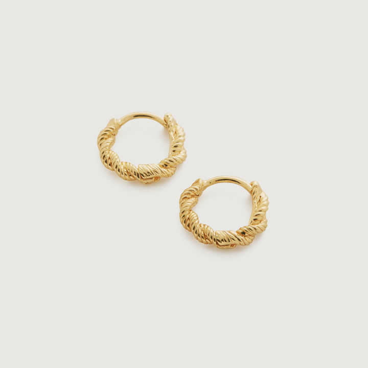 Corda Mini Huggie Earrings
