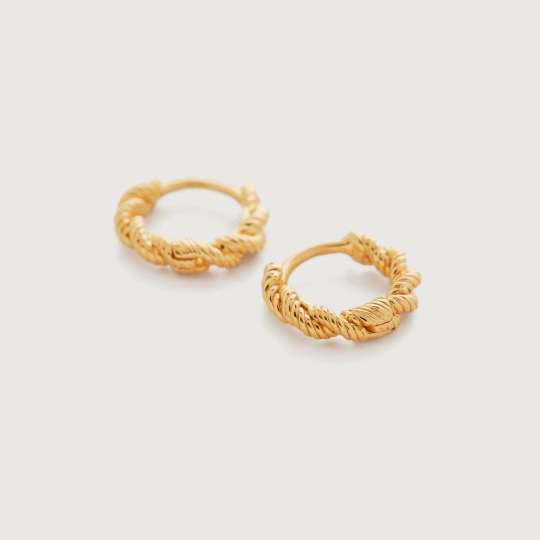 Corda Mini Huggie Earrings