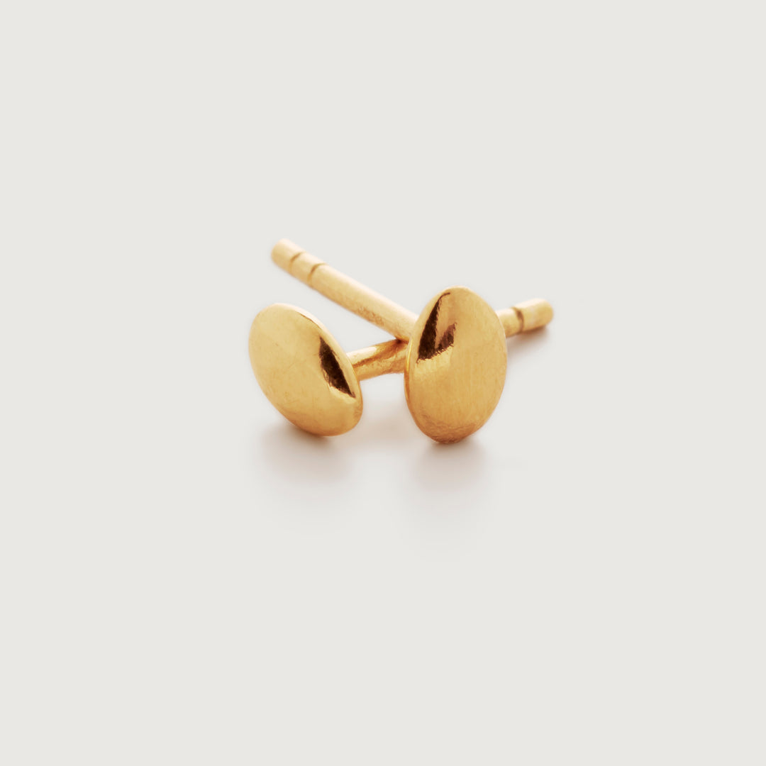 Nura Mini Nugget Stud Earrings