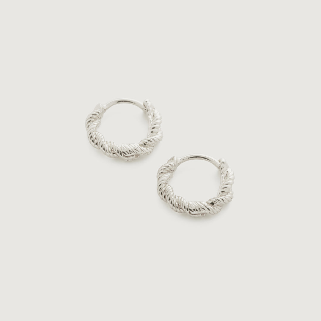 Corda Mini Huggie Earrings