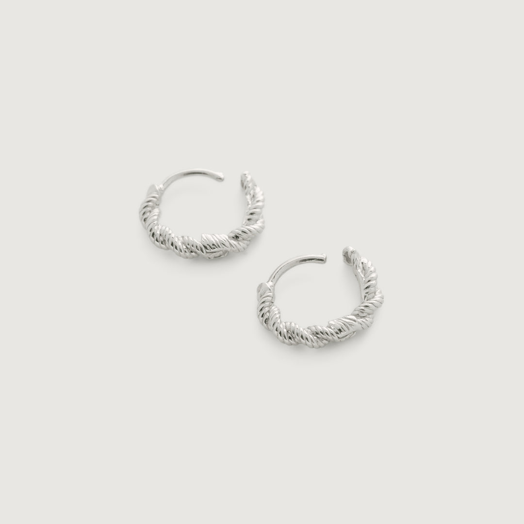 Corda Mini Huggie Earrings