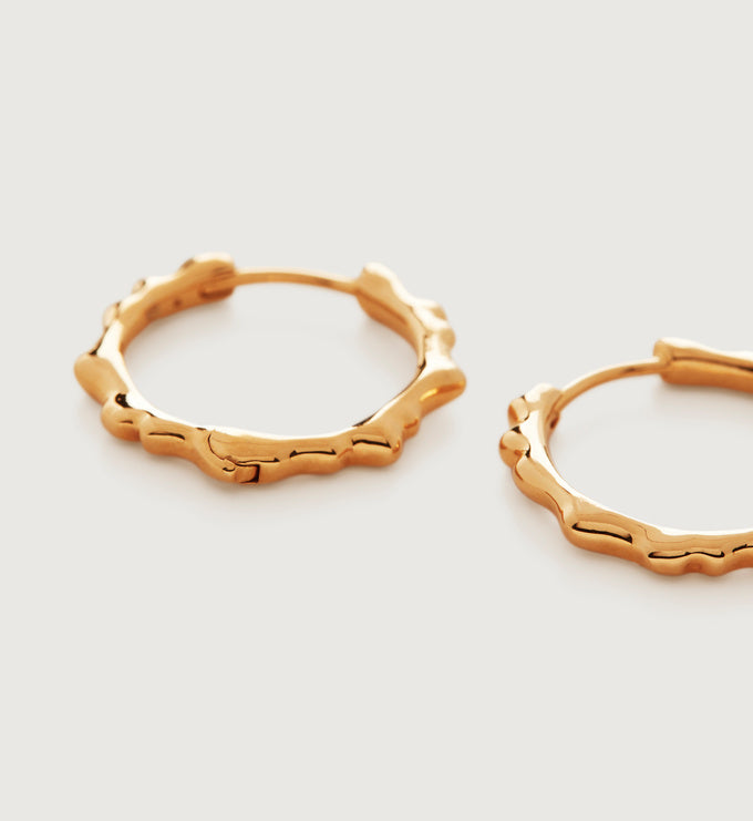Siren Muse Ripple Small Hoop Earrings