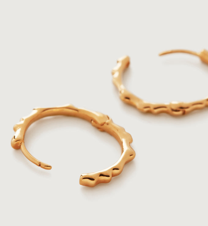 Siren Muse Ripple Small Hoop Earrings