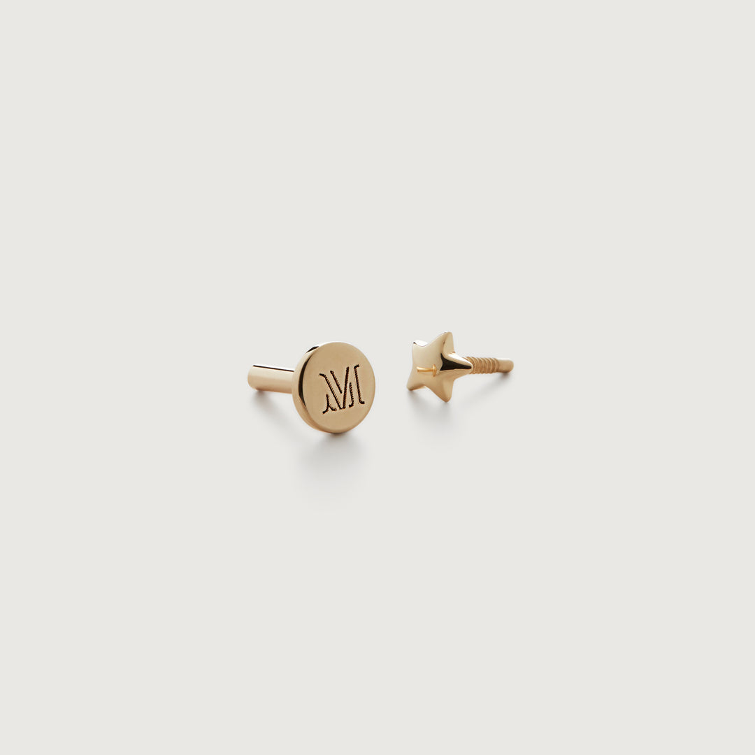 Star Flat Back Piercing Stud