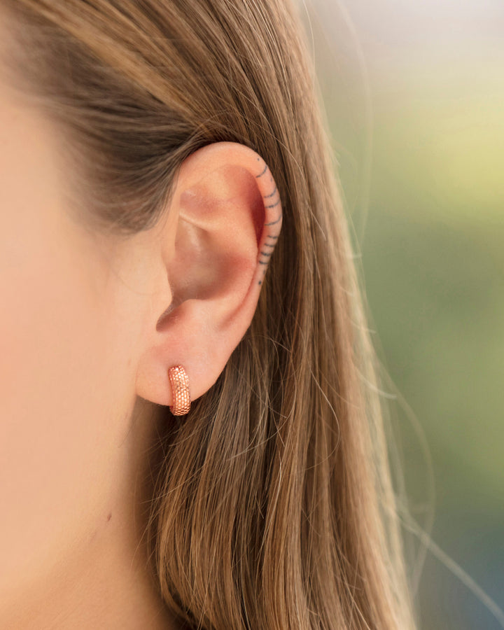 Heirloom Huggie Earrings