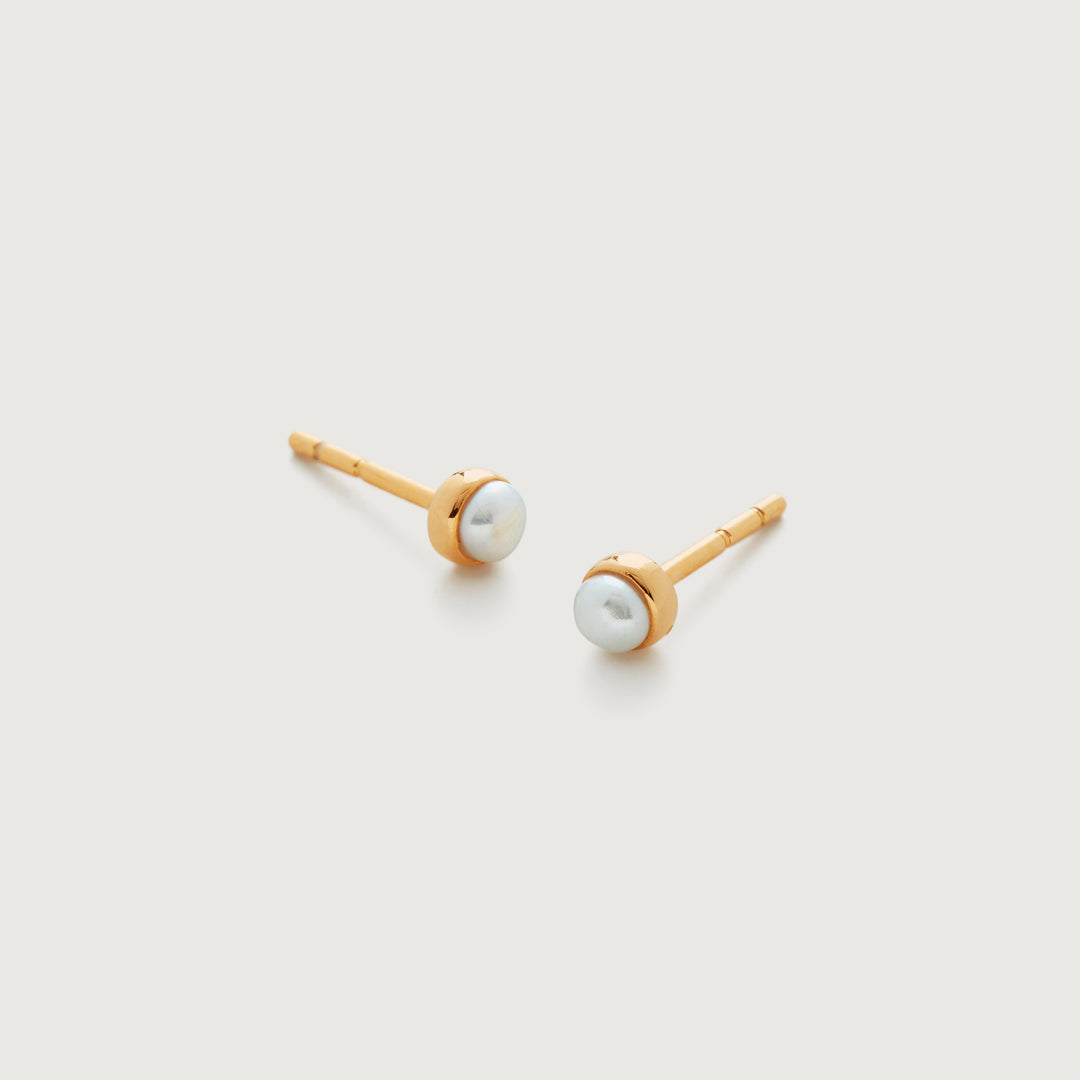 Mini Pearl Stud Earrings