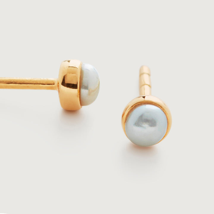 Mini Pearl Stud Earrings