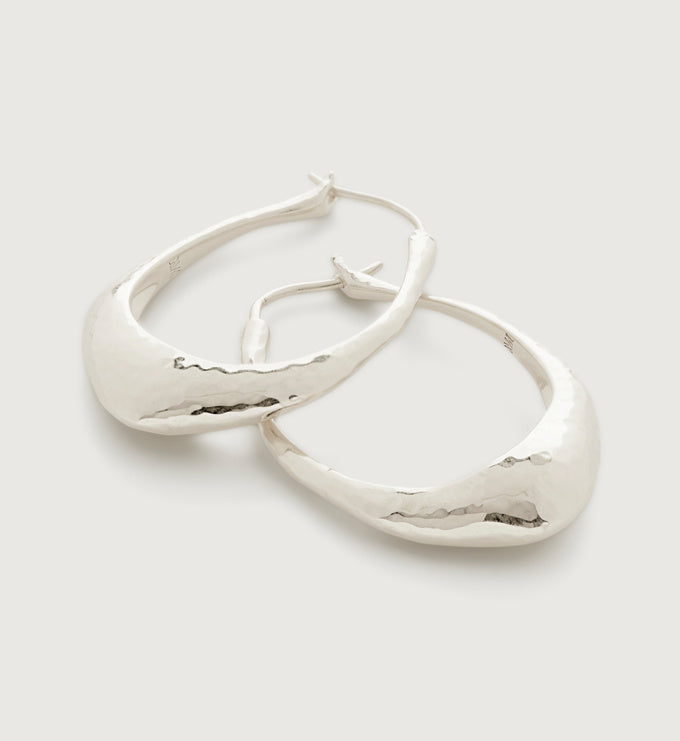 Deia Medium Hoop Earrings