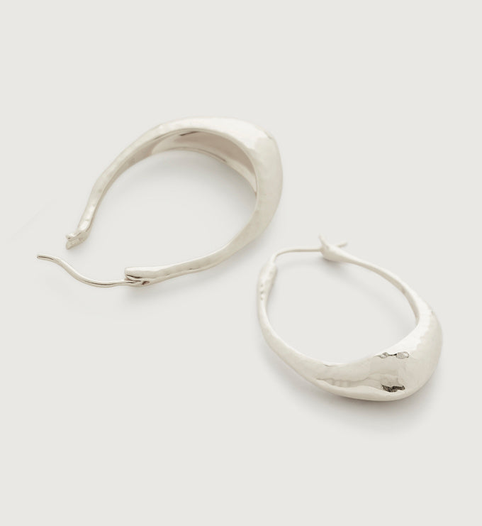 Deia Medium Hoop Earrings