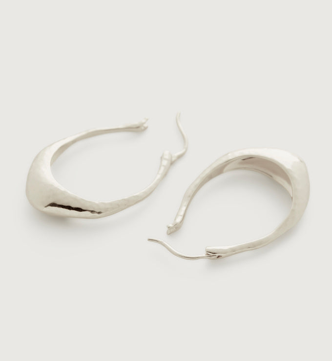 Deia Medium Hoop Earrings