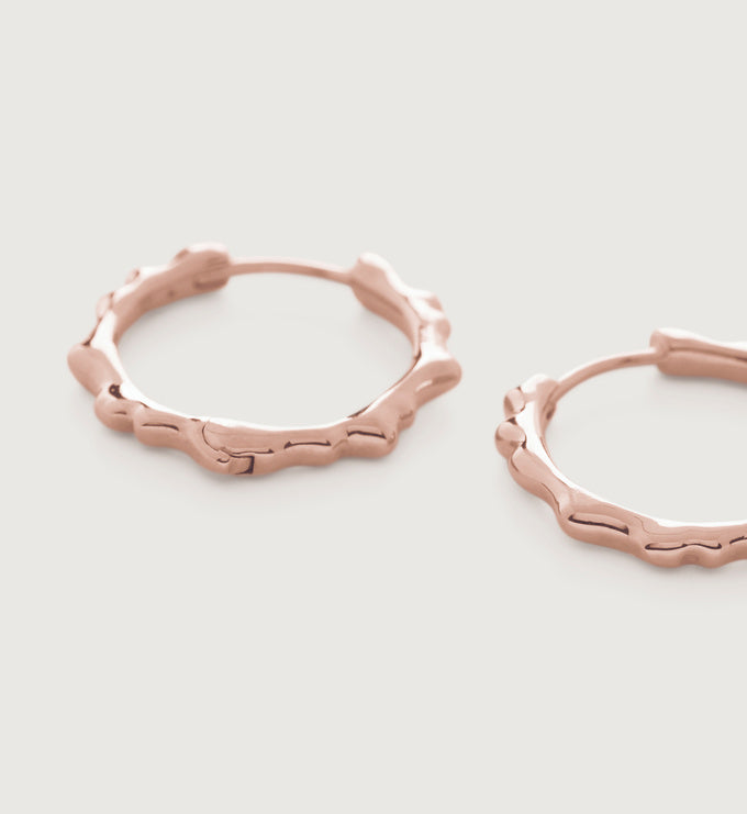 Siren Muse Ripple Small Hoop Earrings