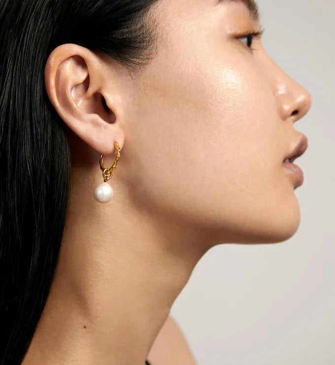 Siren Muse Ripple Small Hoop Earrings