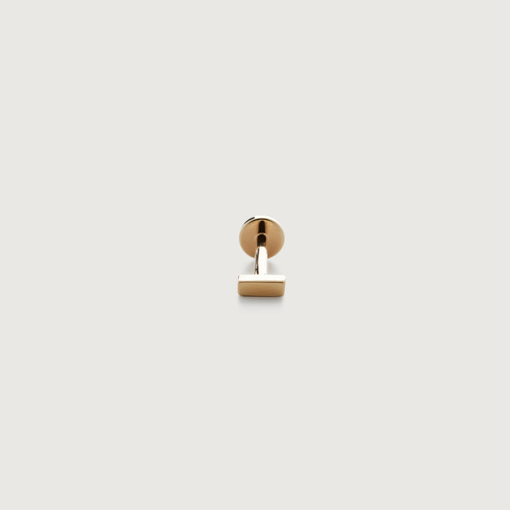 Linear Flat Back Piercing Stud