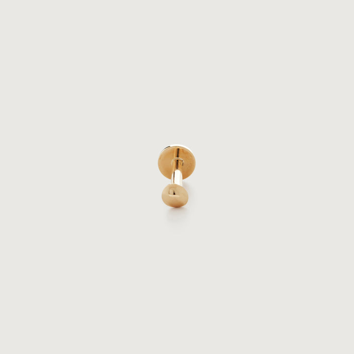 Nura Mini Nugget Flat Back Piercing Stud