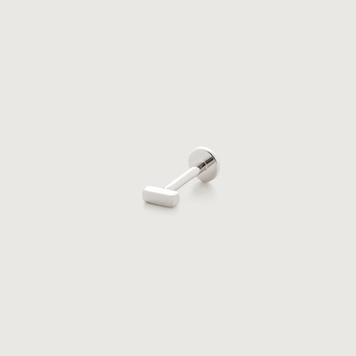 Linear Flat Back Piercing Stud