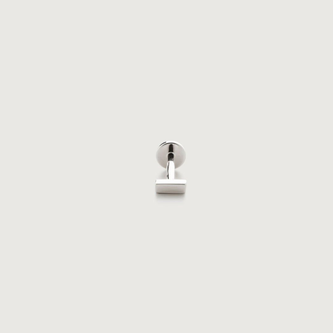Linear Flat Back Piercing Stud
