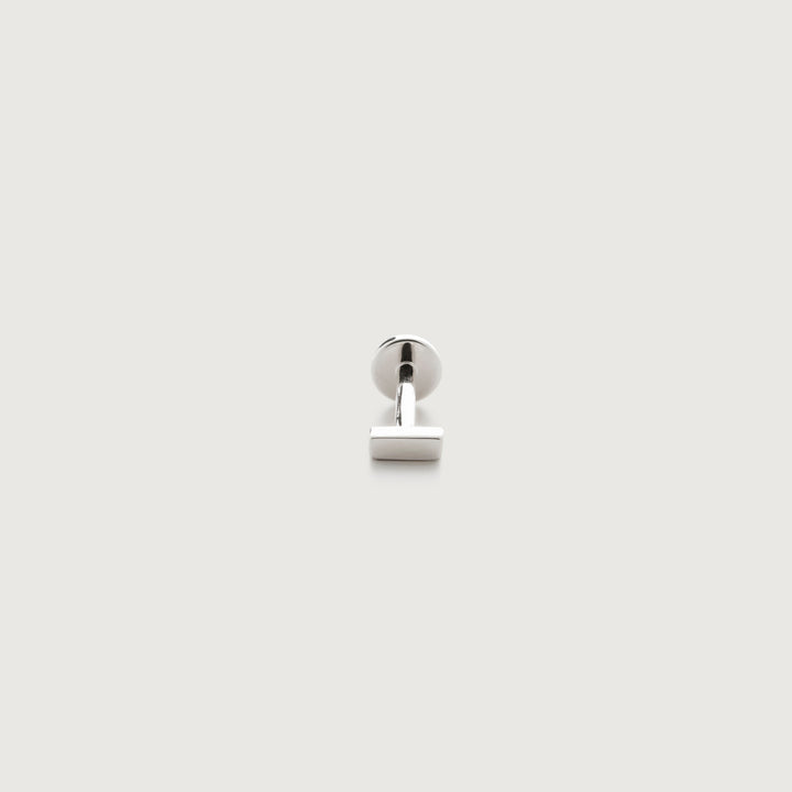 Linear Flat Back Piercing Stud