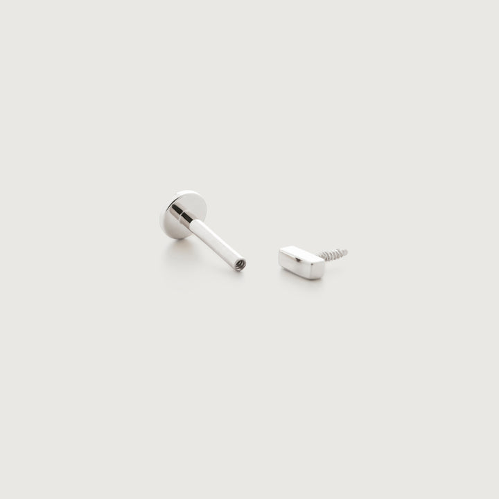 Linear Flat Back Piercing Stud
