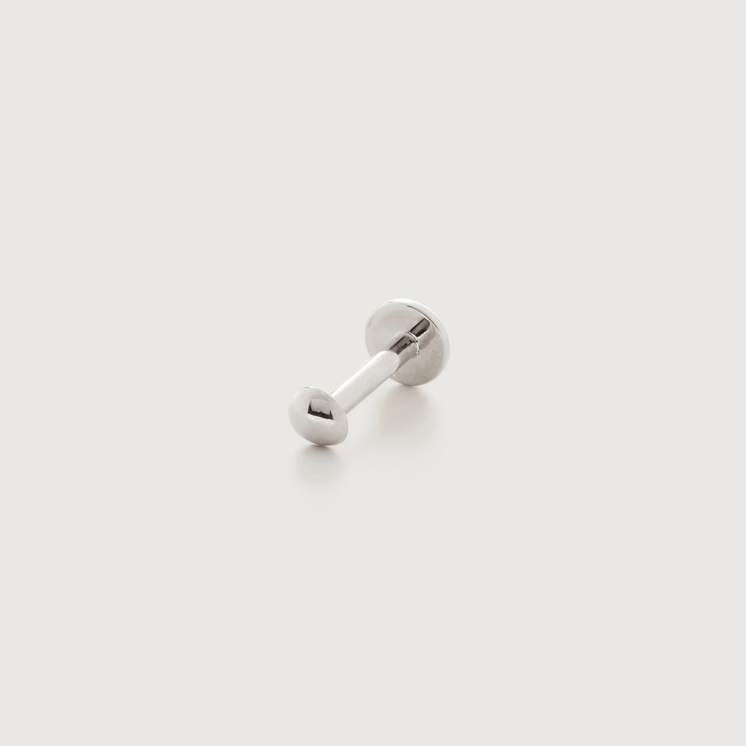 Nura Mini Nugget Flat Back Piercing Stud