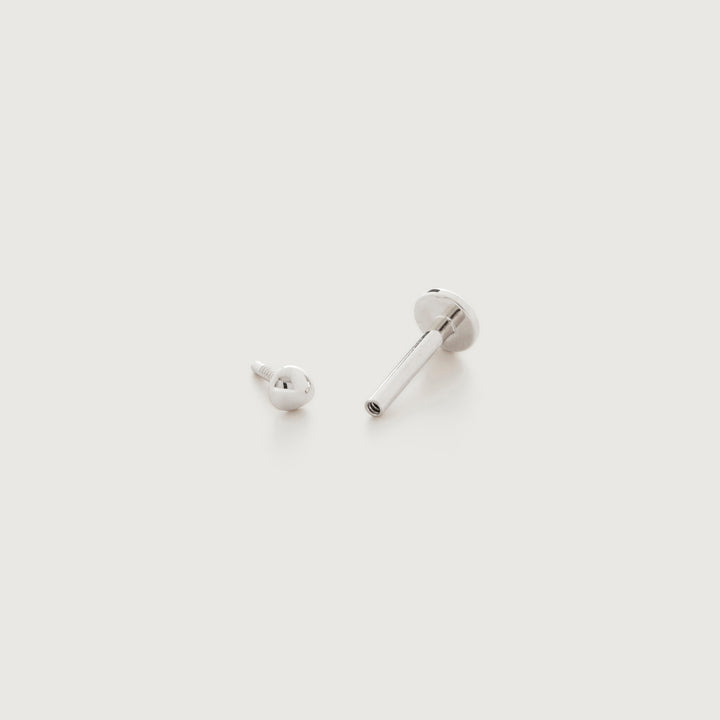 Nura Mini Nugget Flat Back Piercing Stud