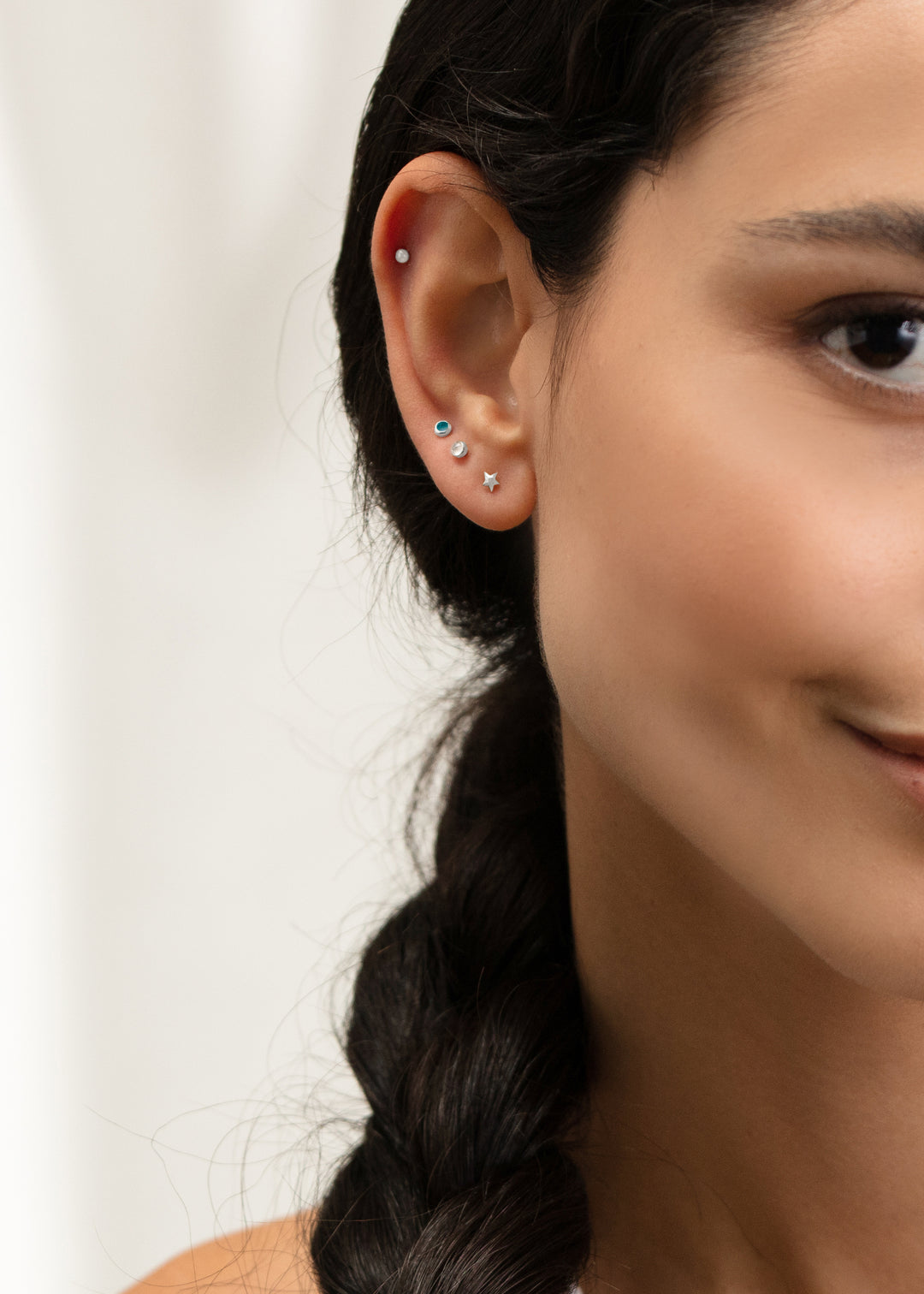 Star Flat Back Piercing Stud