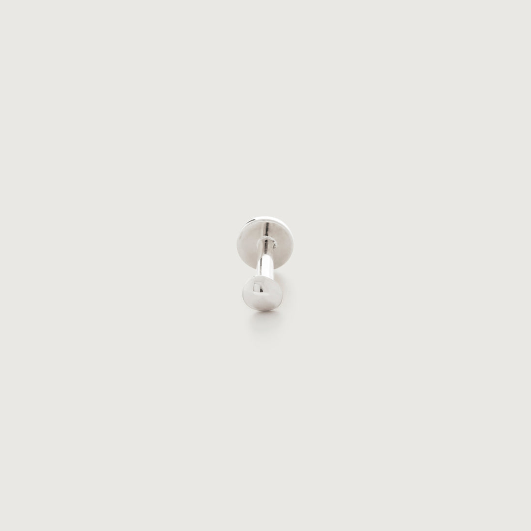 Nura Mini Nugget Flat Back Piercing Stud