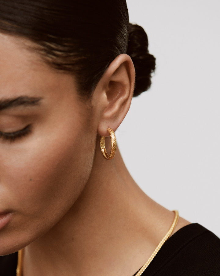 Heirloom Huggie Earrings
