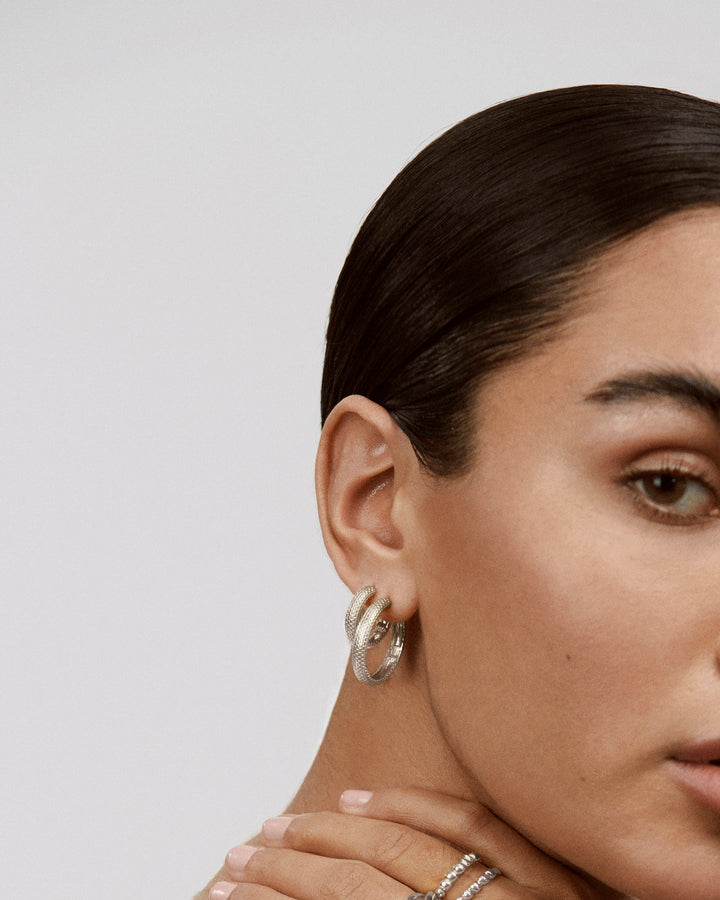 Heirloom Huggie Earrings