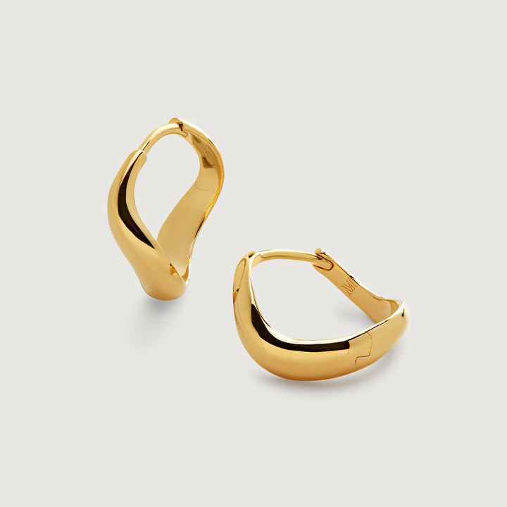 Swirl Medium Hoop Earrings