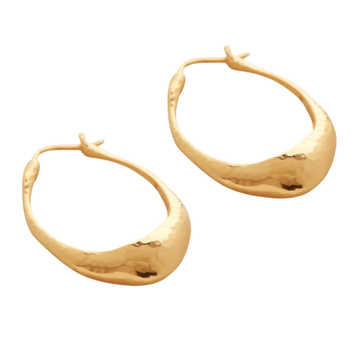 Deia Medium Hoop Earrings