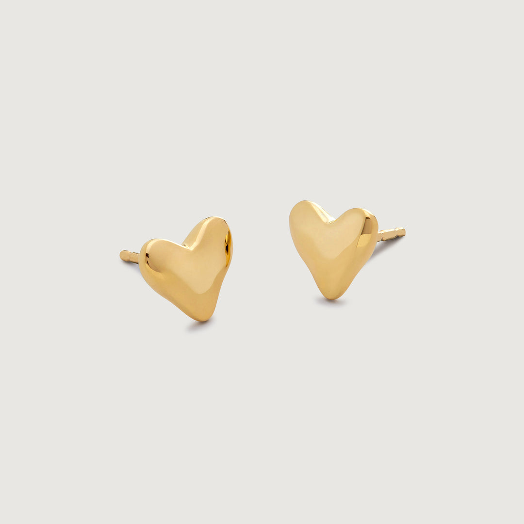 Heart Stud Earrings