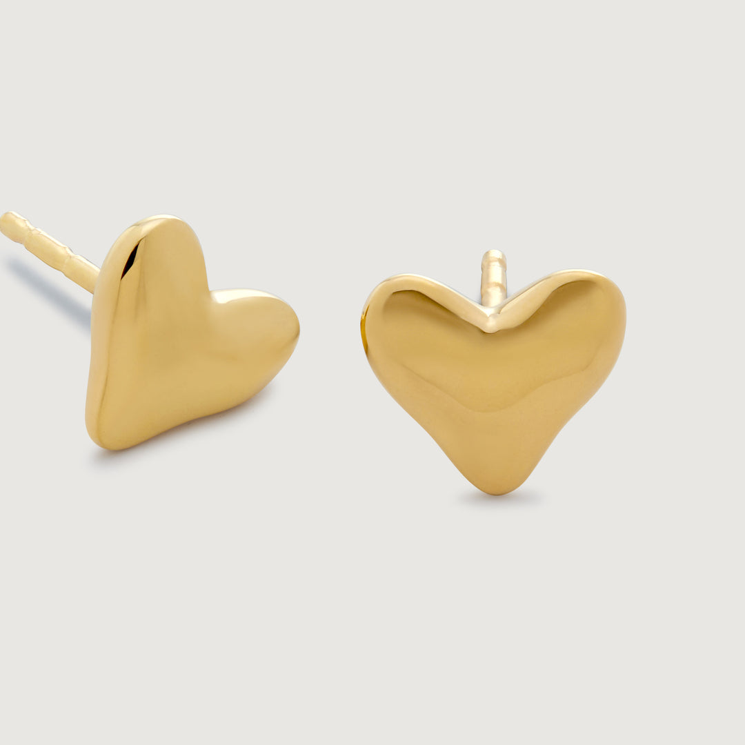 Heart Stud Earrings