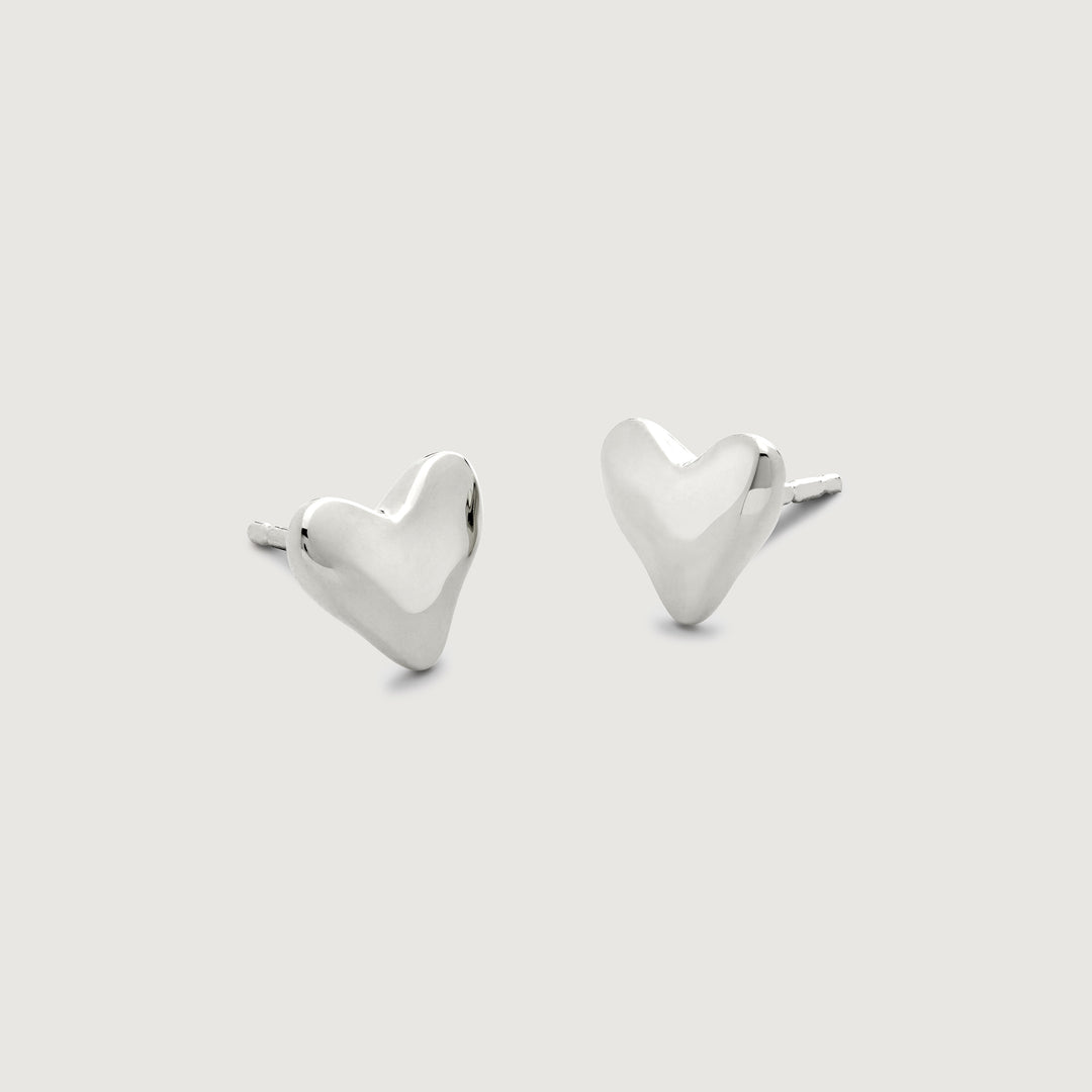 Heart Stud Earrings
