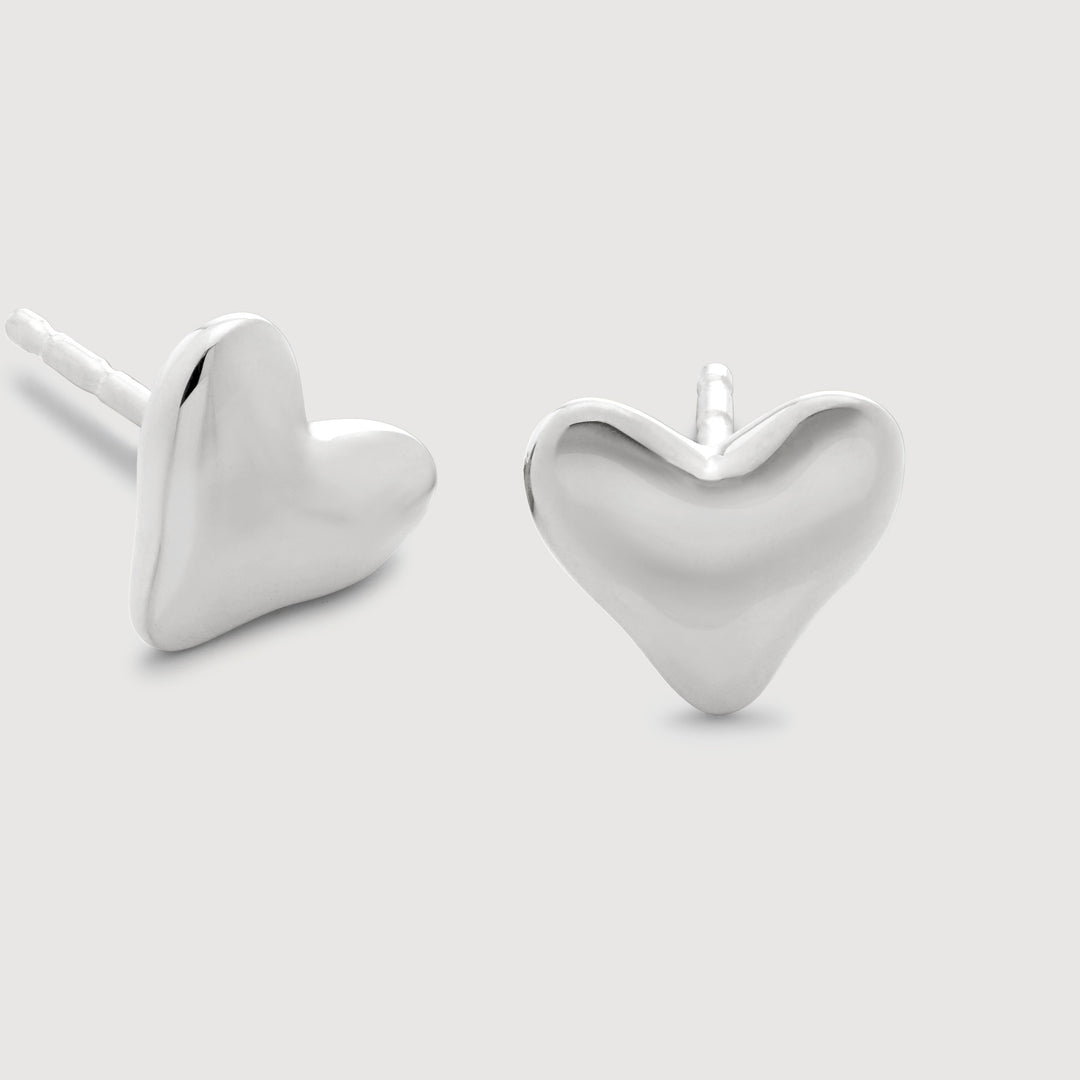 Heart Stud Earrings