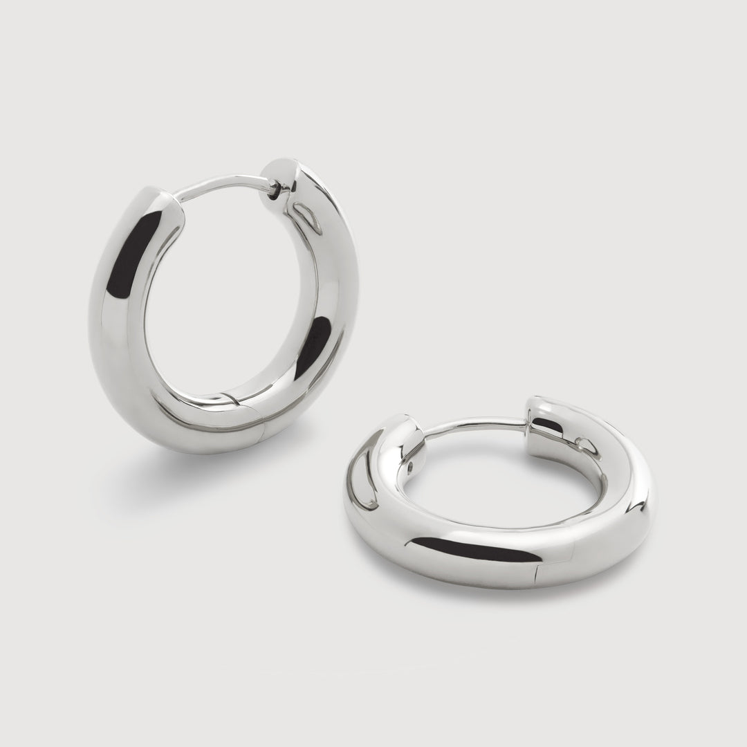 Click Medium Hoop Earrings