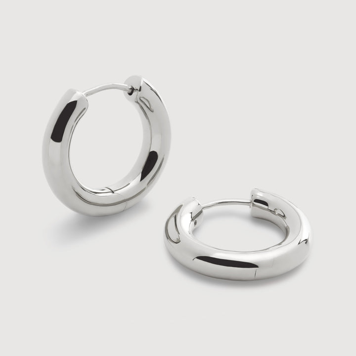 Click Medium Hoop Earrings