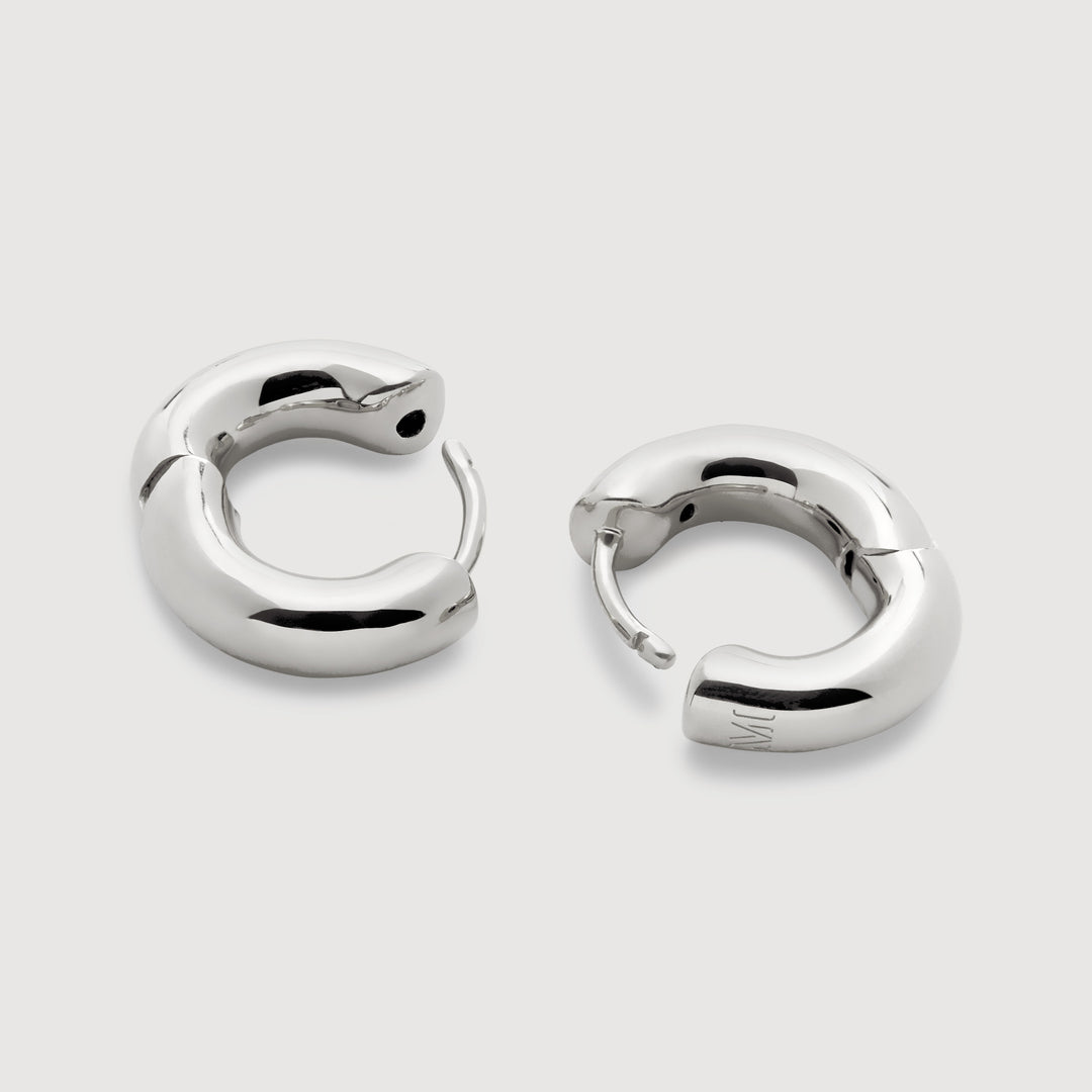 Click Medium Hoop Earrings