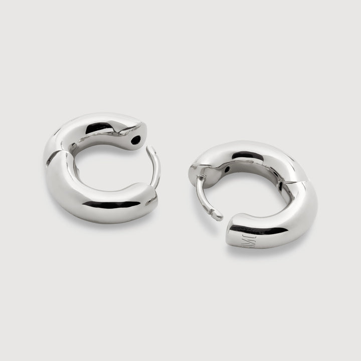 Click Medium Hoop Earrings