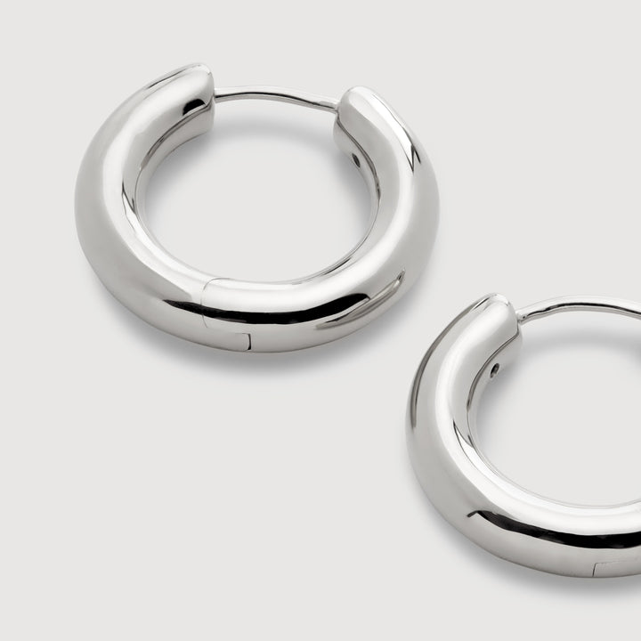 Click Medium Hoop Earrings