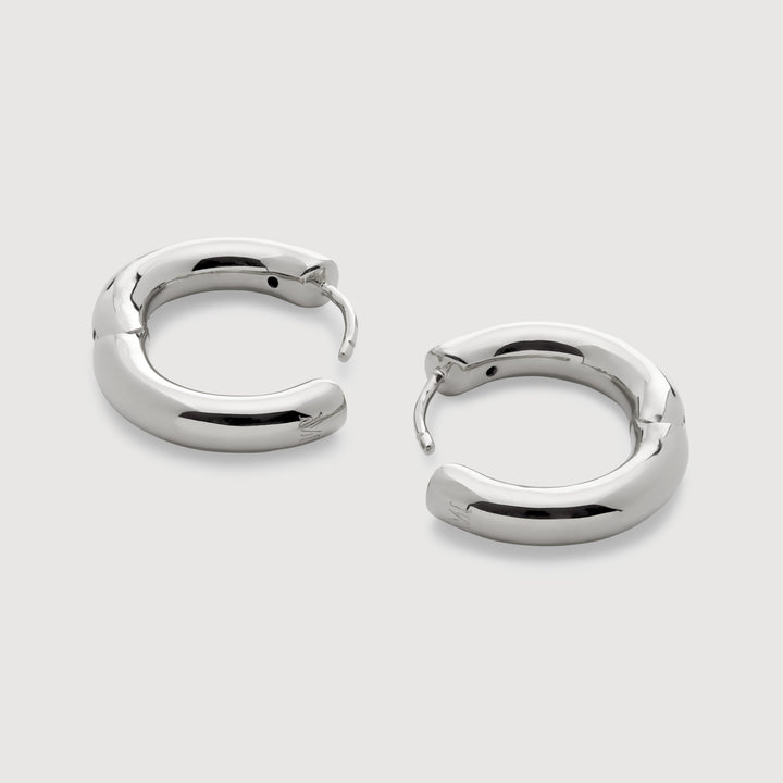 Click Medium Hoop Earrings