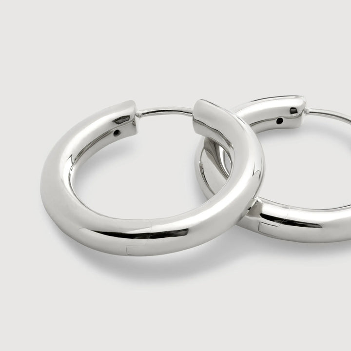 Click Medium Hoop Earrings