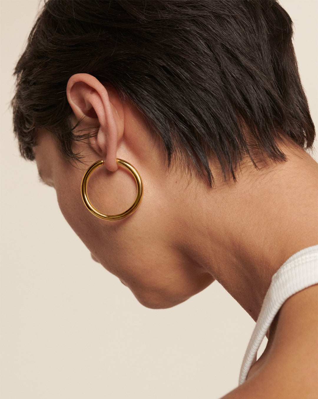 Click Small Hoop Earrings