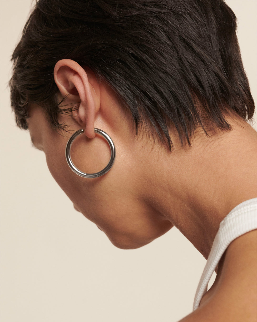 Click Small Hoop Earrings