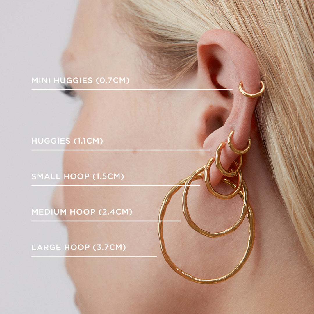 Siren Muse Mini Huggie Earrings