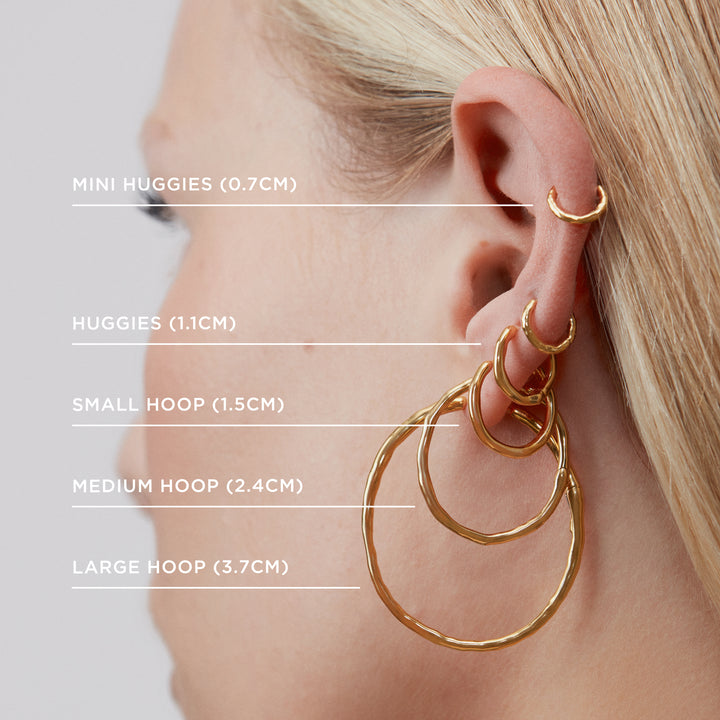 Siren Muse Mini Huggie Earrings