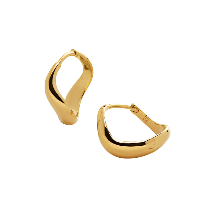 Swirl Medium Hoop Earrings