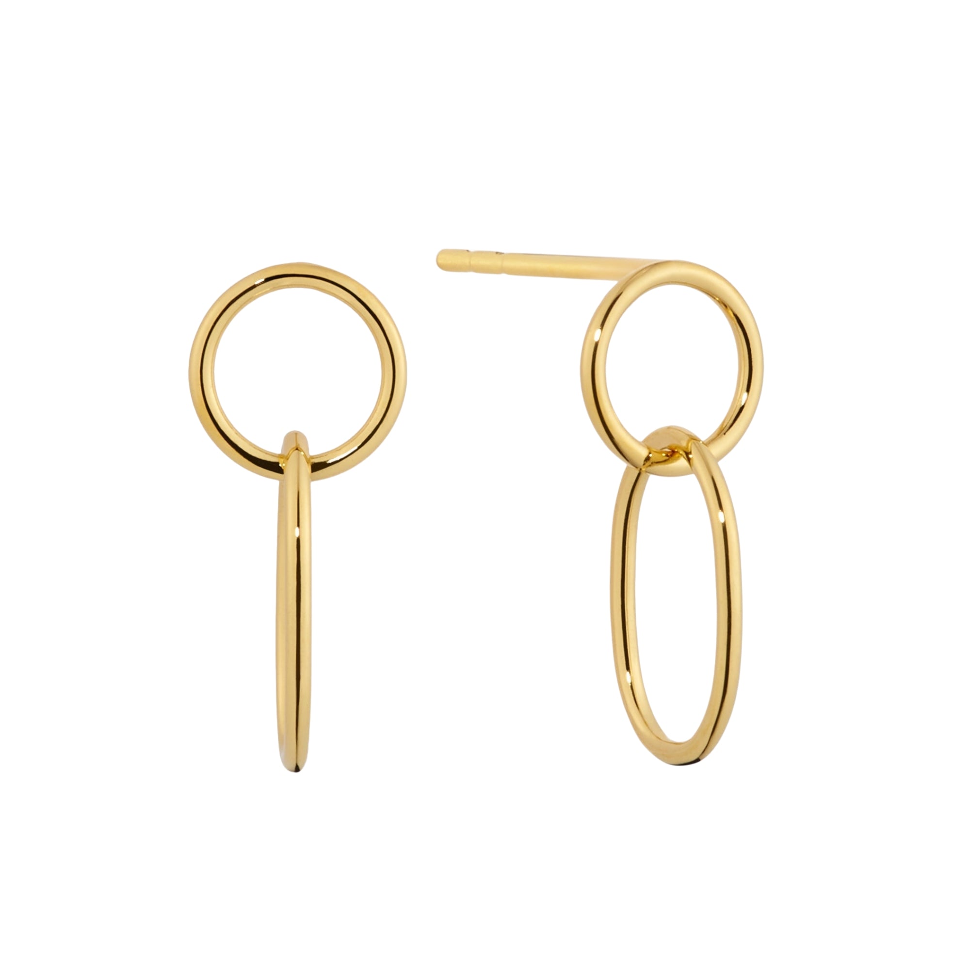 Gold Dangle Earrings - Asta